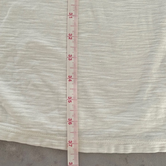 TRUE CRAFT rainbow crochet sleeves white shift dress 100% cotton size XL - Picture 8 of 8